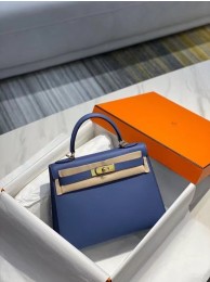 Hermes Original Epsom Leather KEL2578 dark blue Tl164Yv36