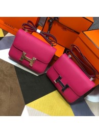 Hermes Original Espom Leather Constance Bag 5333 Purplish red Tl284fj51