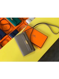 Hermes Original kelly espom leather to go woc Bag H4087 dark grey Tl522UF26
