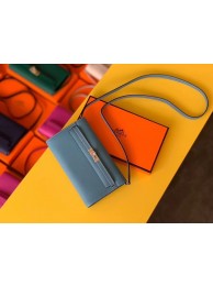 Hermes Original kelly espom leather to go woc Bag H4087 sky blue Tl528tQ92