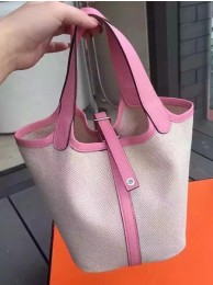 Hermes Picotin Lock 18cm Bag Canvas HPL8618T Sakura Tl1003pA42