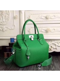 Hermes Toolbox Togo Bag Original Leather 3259 Green Tl808ta99