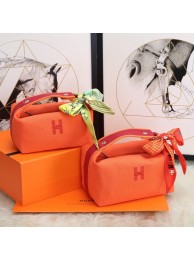 Imitation AAA Hermes TROUSSE BRIDE-A-BRAC 25699 orange Tl173kf15
