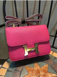 Imitation Hermes Constance Bag Calfskin Leather H9978 Rose Tl929SU87