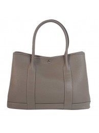 Imitation Hermes Garden Party 36CM Bag Clemence Grey Tl1983Ug88