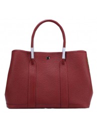 Imitation Hermes Garden Party 36cm Tote Bag Grainy Leather Burgundy Tl1385KV93