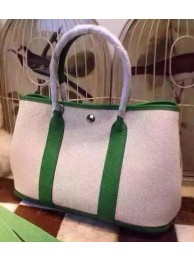 Imitation Hermes Garden Party 36cm Tote Bags Canvas HGP1927 Green Tl995EY79