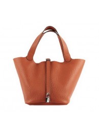 Imitation Hermes Picotin Lock PM Bags Clemence Leather H8615 Blue Tl1414Fo38