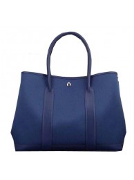 Imitation High Quality Hermes Garden Party 36cm 30cm Tote Bag Canvas Blue Tl1313HH94