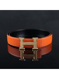 Knockoff AAAAA Hermes Belt HB5099 Orange Tl3809Jc39