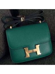 Knockoff Hermes Constance Bag Calfskin Leather H9999 Green Tl981NL80