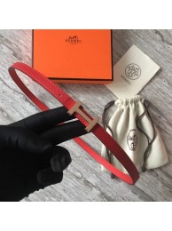 Knockoff Hermes Focus belt buckle & Reversible leather strap 13 mm H20815 red Tl3536NL80