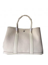 New Hermes Garden Party 36CM Bag Canvas Leather H11M OffWhite Tl1507Uf80