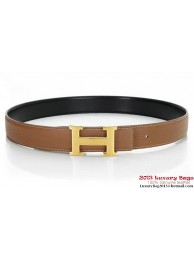 Replica AAA Hermes 43mm Calf Leather Belt HB108-7 Tl3910of41