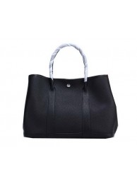 Replica Cheap Hermes Garden Party 36cm Tote Bag Grainy Leather Black Tl1366QC68