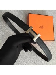 Replica Cheap Hermes original epsom leather belts wide 2.5CM 2714 black Tl3556QC68