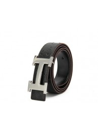 Replica Fashion Hermes Belt Ostrich Leather HB5327 Black Tl3781yI43