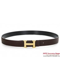 Replica Hermes 43mm Original Calf Leather Belt HB109-4 Tl3894ls37
