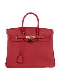 Replica Hermes Birkin 35CM Tote Bag Burgundy Original Leather H35 Gold Tl1669Jw87