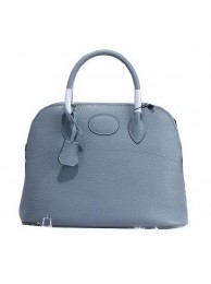 Replica Hermes Bolide 31CM Calfskin Leather Tote Bag H509083 SkyBlue Tl1339ls37