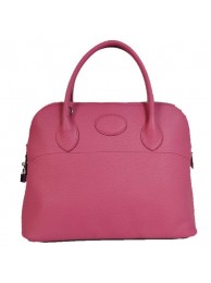 Replica Hermes Bolide 37CM Tote Bags Clemence H1037 Peach Tl1999Ye83