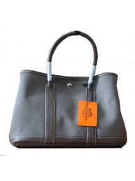 Replica Hermes Garden Party 30cm Tote Bags Original Leather Grey Tl1316sA83