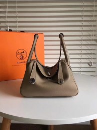 Replica Hermes Lindy Original Togo Leather Bag 5086 Grey Tl796cK54