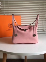 Replica Hermes Lindy Original Togo Leather Bag 5086 Pink Tl802XB19