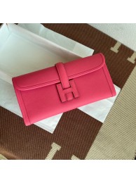Replica Hermes Original Espom Leather Clutch 37088 rose Tl244ls37