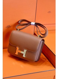 Replica Hermes Original Espom Leather Constance Bag H9978 Wheat Tl390VA65