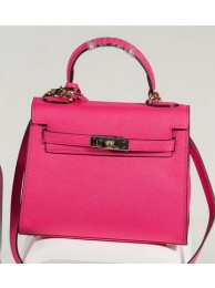 Replica Top Hermes Kelly 25cm Tote Bag Togo Leather K2138 Rose Tl1227Cq58