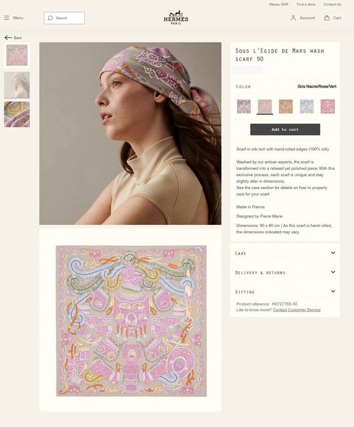 AAAAA Imitation Hermes Scarf HEC00263 Tl4246oT91