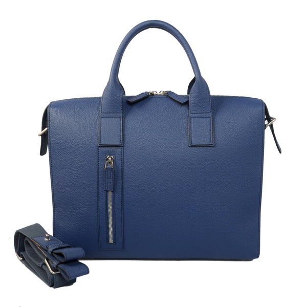 Best 1:1 Hermes Mens Briefcase Calf Leather H1705 RoyalBlue Tl1820OR71