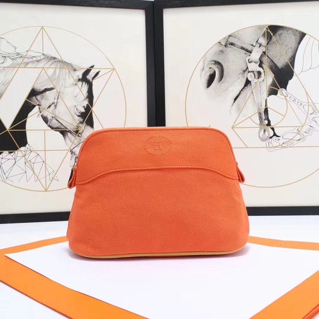 Fake 1:1 Hermes Cosmetic Bag H3699 Orange Tl658YK70