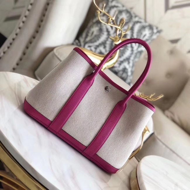 Fashion Hermes Garden Party 36cm Tote Bags Original Leather H3698 Rose Tl635OM51