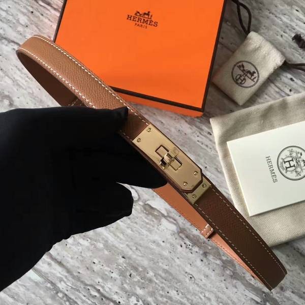 HERMES 1.7cm Original Leather Female Belt 17414a Tl3569fj51