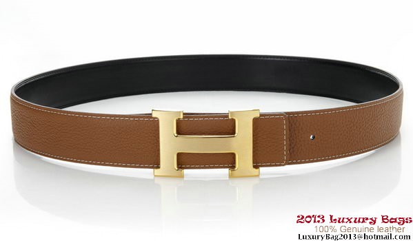 Hermes 50mm Original Calf Leather Belt HB117-13 Tl3818Tk78
