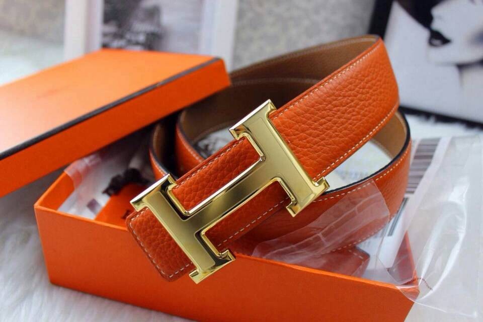Hermes Belt HB1664 Orange Tl3572TL77