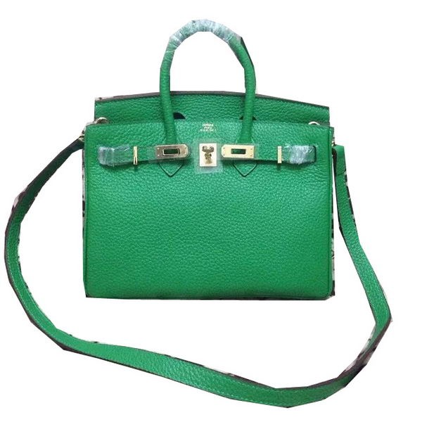 Hermes Birkin 25CM Tote Bag Original Leather H25 Green Tl1321VF54