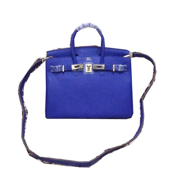 Hermes Birkin 25CM Tote Bag Original Leather H25 Royal Tl1322rh54