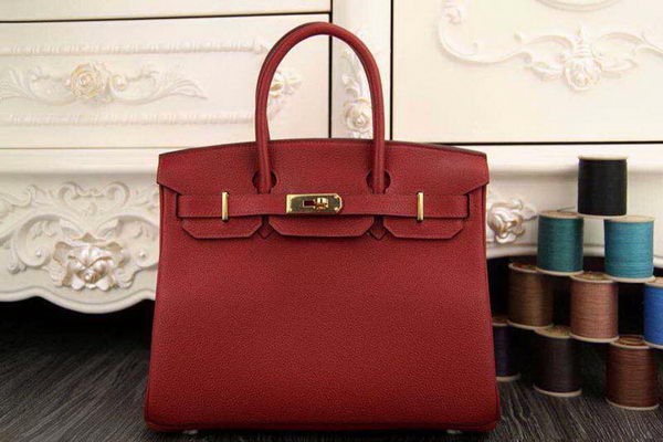 Hermes Birkin 35CM 30CM Tote Bag Original Leather HB35O Burgundy Tl1272su78
