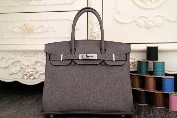 Hermes Birkin 35CM 30CM Tote Bag Original Leather HB35O Gray Tl1278SS41
