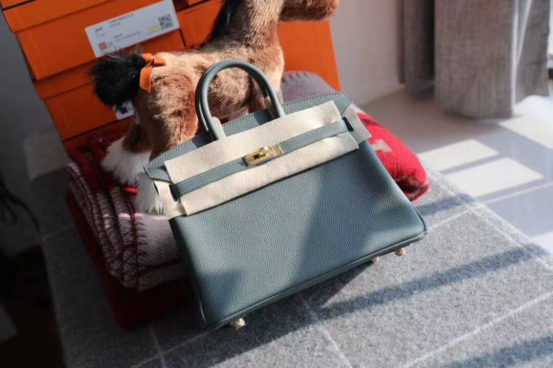 Hermes Birkin Bag Original Leather 35CM 17825 Almond Green Tl422ff76