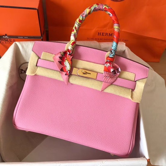 Hermes Birkin Tote Bag Original Togo Leather BK35 Cherry blossoms Tl779hk64