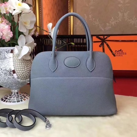 Hermes Bolide Original Leather Tote Bag B1007 Skyblue Tl846Va47