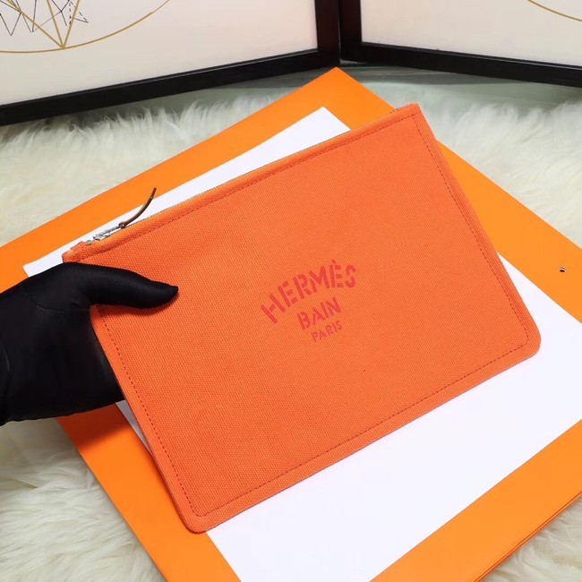 Hermes Cosmetic Bag H3700 Orange Tl632rJ28