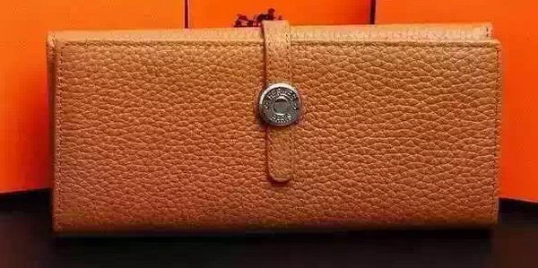 Hermes Dogon Original Leather Wallet H509 Brown Tl2073vX95