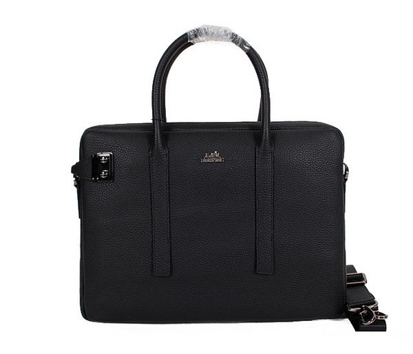 Hermes Original Calf Leather Briefcase M33991 Black Tl1729bm74