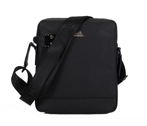 Hermes Original Calf Leather Messenger Bag M33994 Black Tl1723Rk60