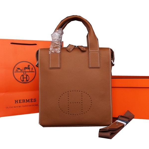 Hermes Original Calf Leather Tote Bag M86682 Wheat Tl1724Fh96